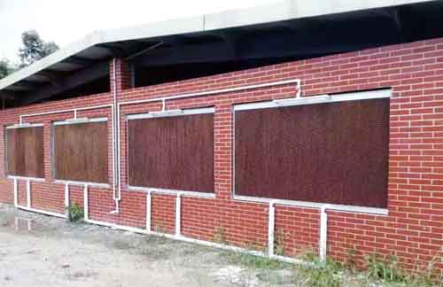 水帘负压风机降温